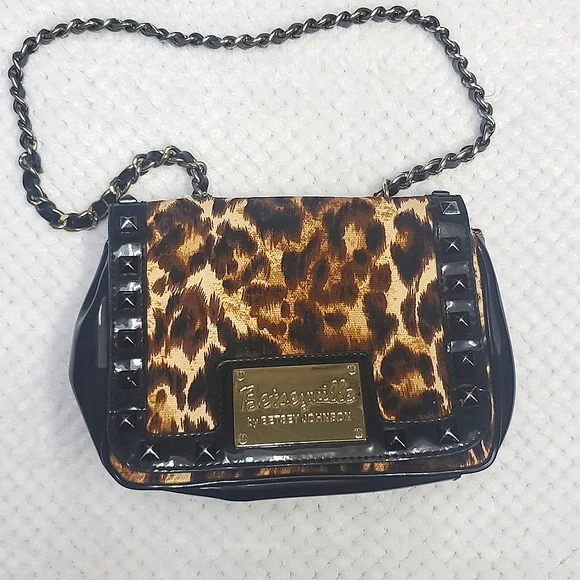 Betsy Johnson Leopard print Purse - Picture 1 of 7